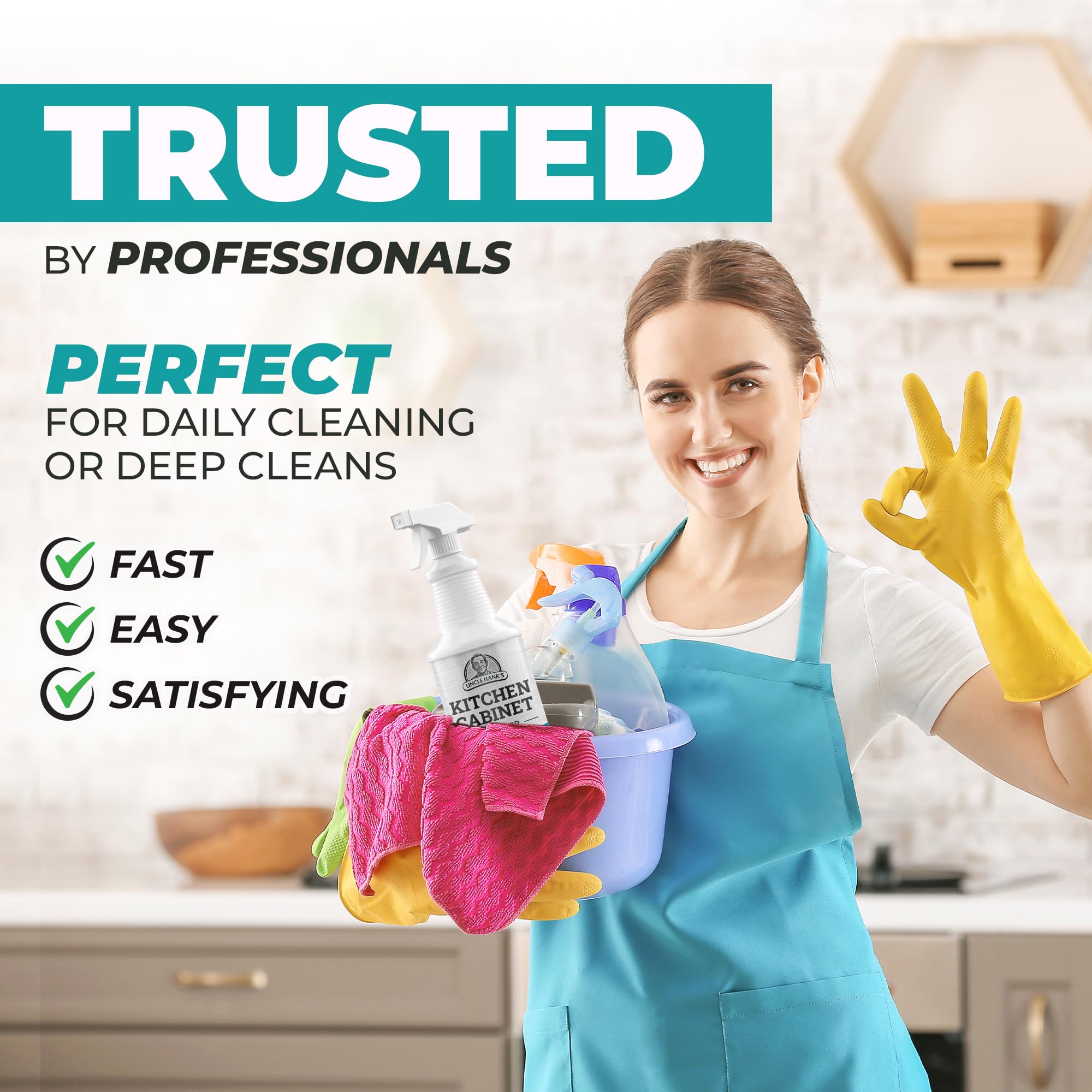 Kitchen Cabinet Cleaner Degreaser | Multi-Surface

