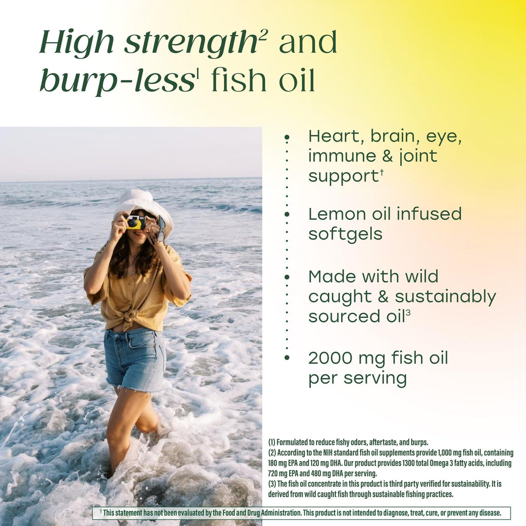 MegaFood Omega-3 Fish Oil Softgels

