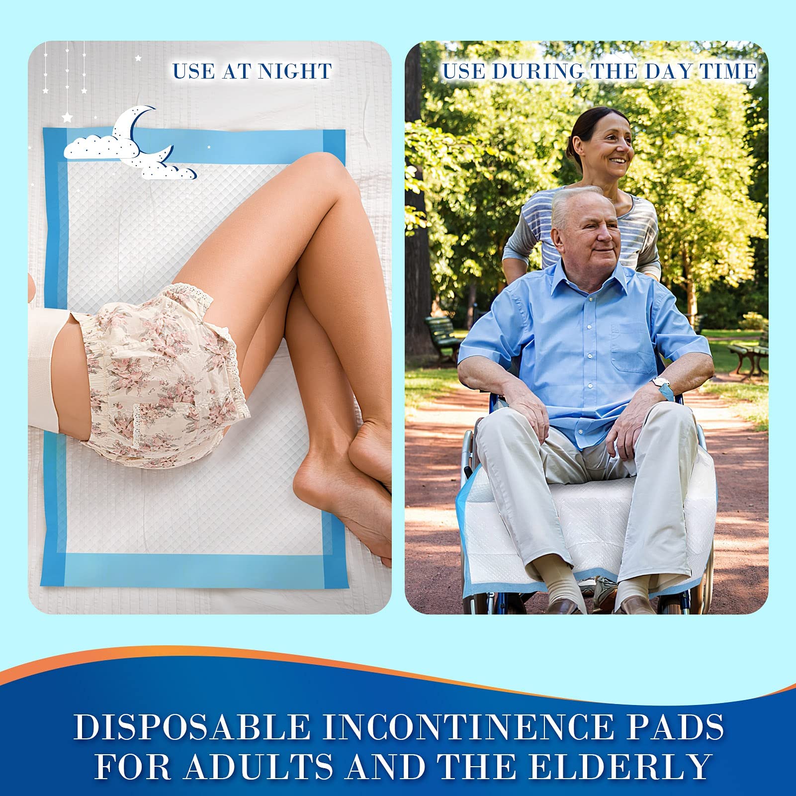 Bed Pads by SOFYFINE - Disposable Waterproof Incontinence

