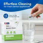 TCS Fresh Denture Cleaner Mint Powder for Dentures

