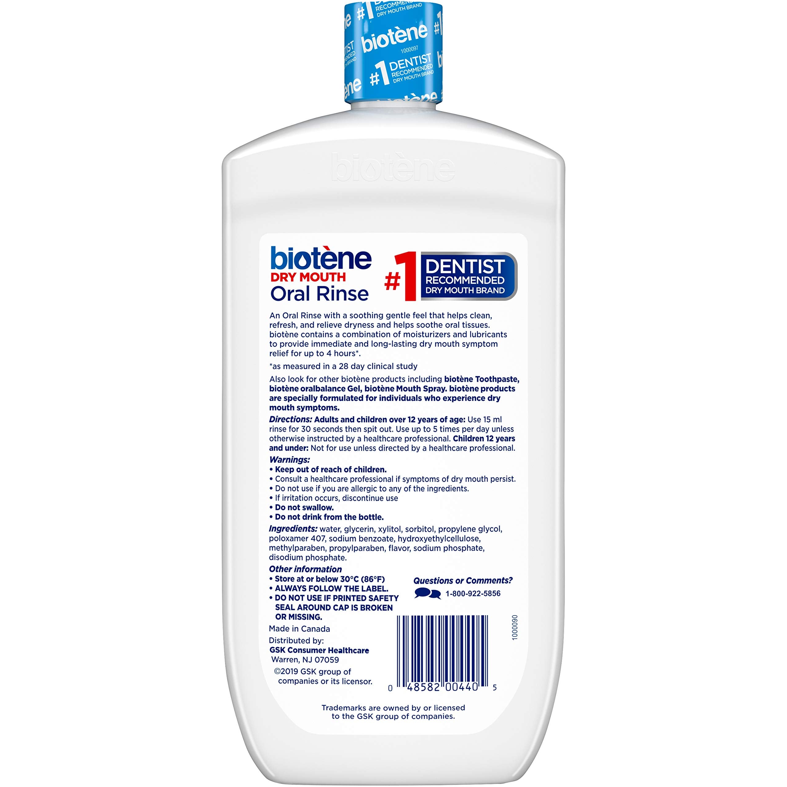 Biotene Oral Rinse Mouthwash for Dry Mouth - Alcohol-Free

