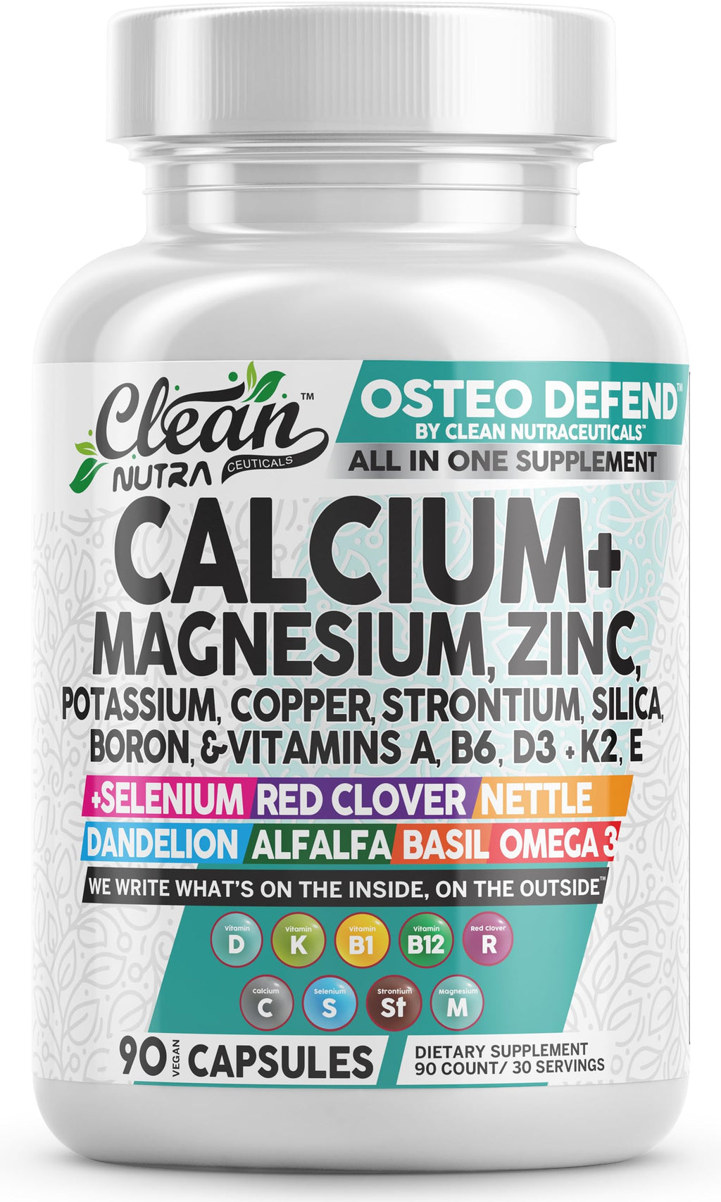 Osteo Defend Calcium Magnesium Zinc Supplement

