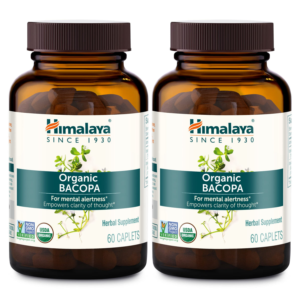 Himalaya Organic Bacopa Monnieri Nootropic Herbal Supplement