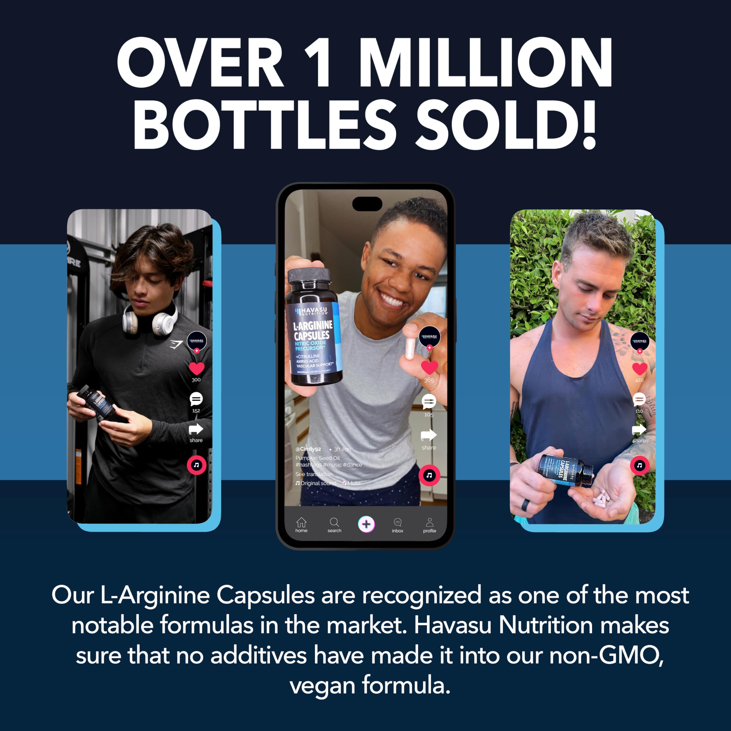 L-Arginine L-Citrulline Capsules for Nitric Oxide Support - Vegan

