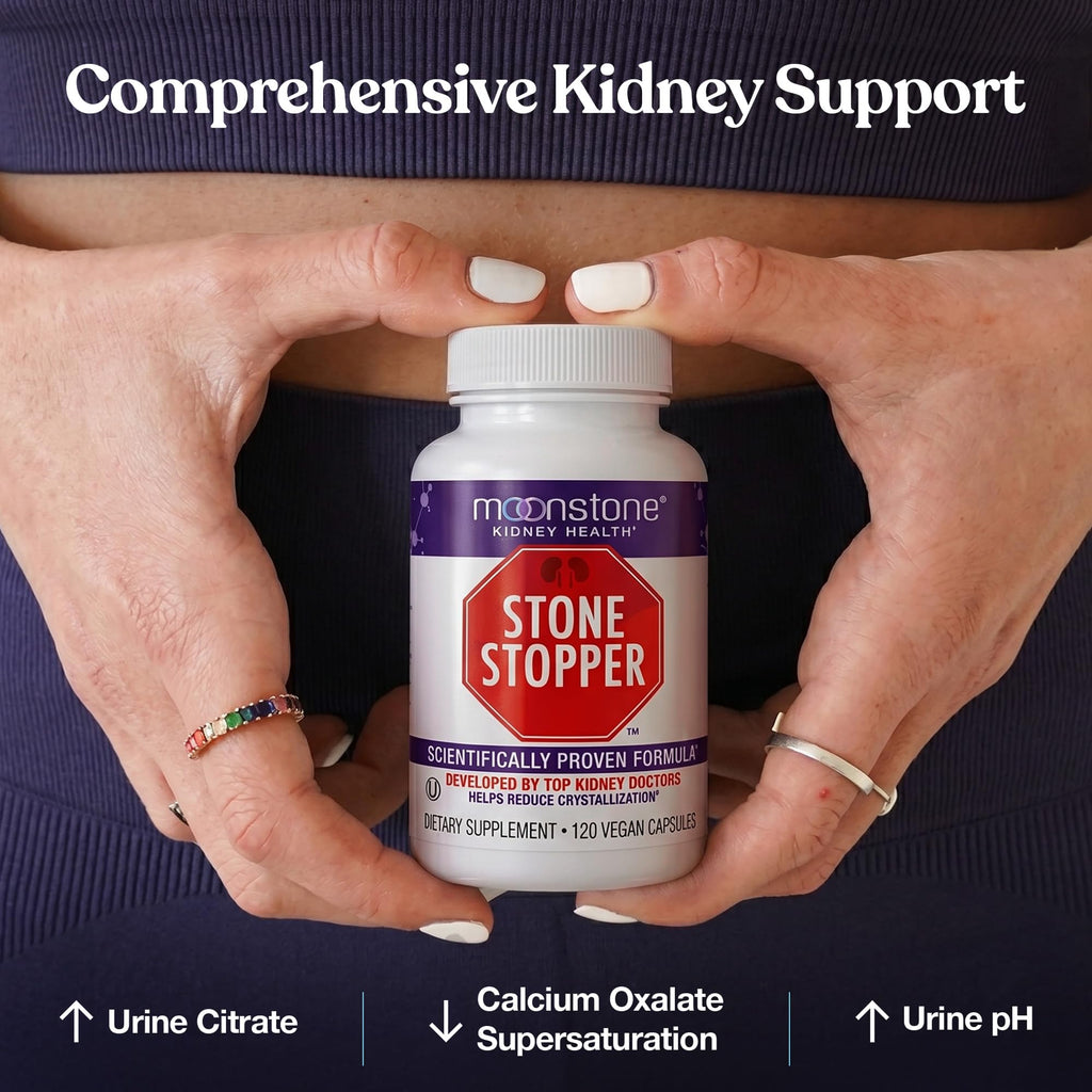 Moonstone Stone Stopper Capsules Kidney Stone Prevention

