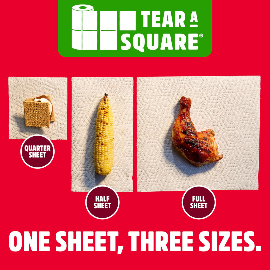 Brawny Tear-A-Square 3-Ply Paper Towels

