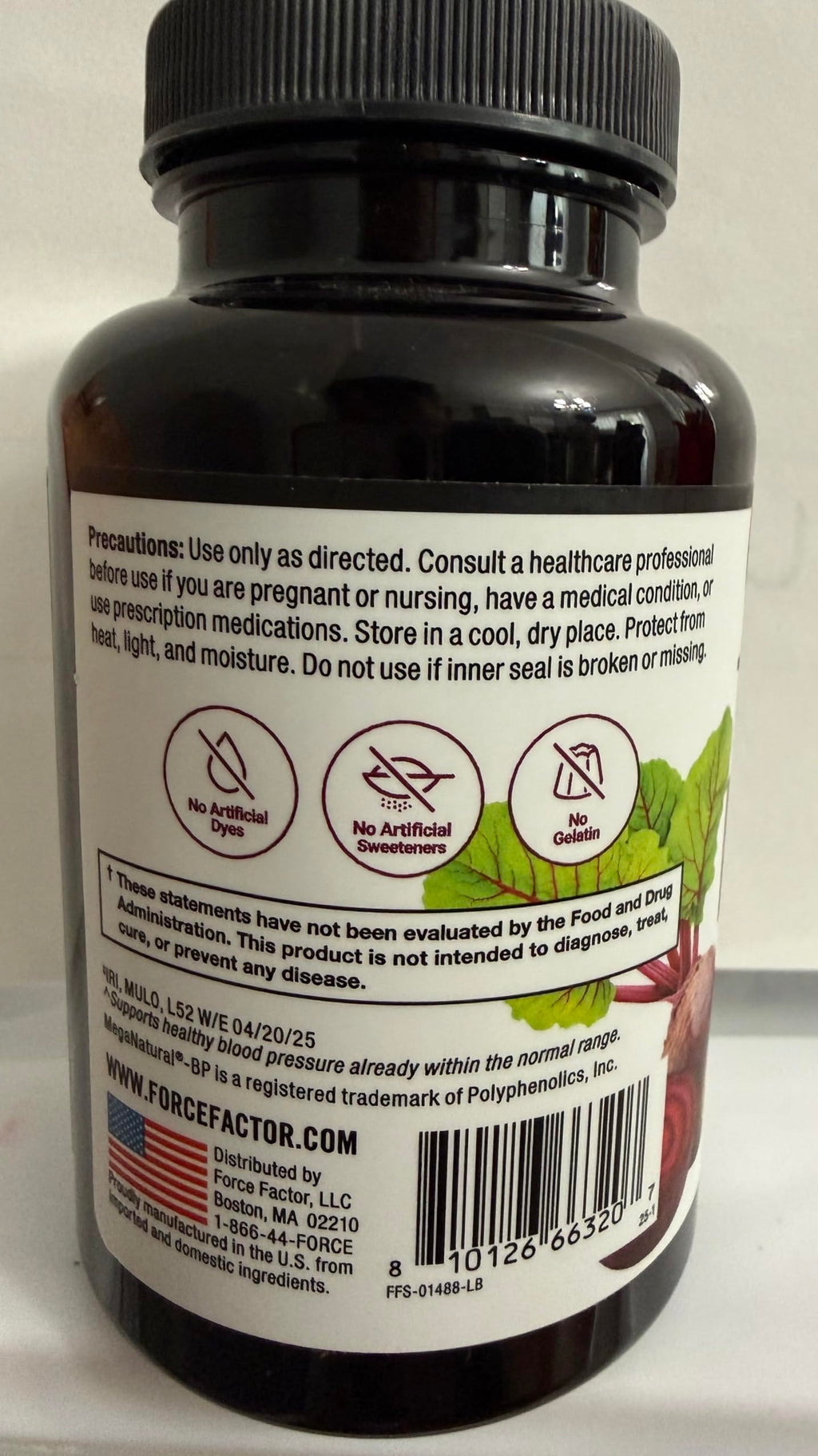 Force Factor Total Beets Heart Health Capsules


