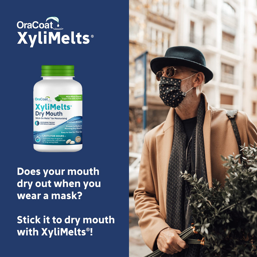 Oracoat XyliMelts Dry Mouth Discs | Sugar-Free Xylitol

