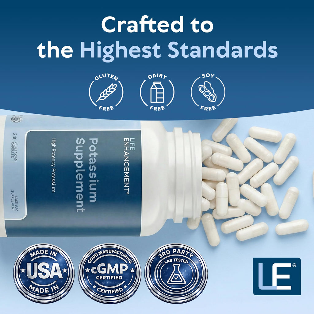 Life Enhancement Potassium Supplement 1020 mg


