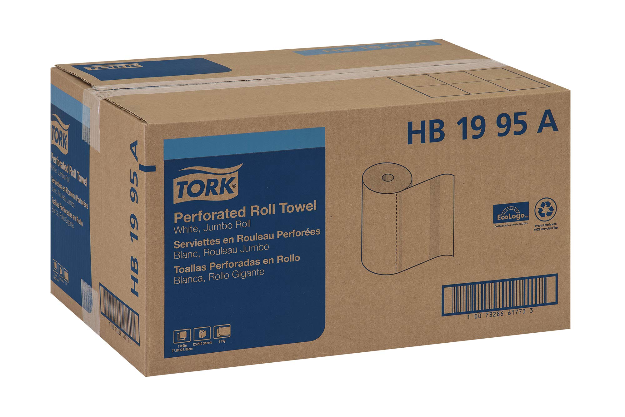 Universal Perforated Towel Roll - Two-Ply Kitchen Towels

