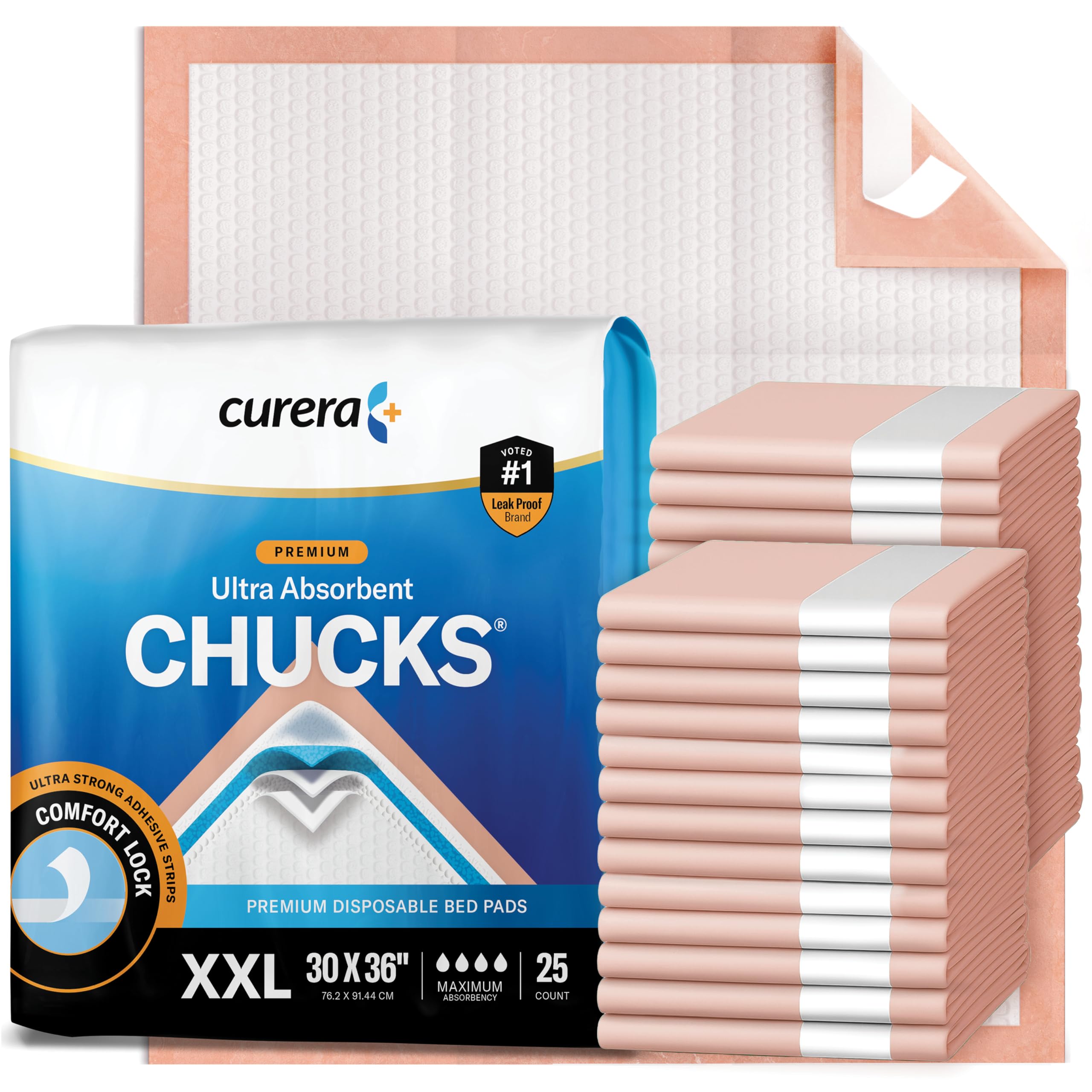 CHUCKS MAX Hospital Bed Pads for Adults