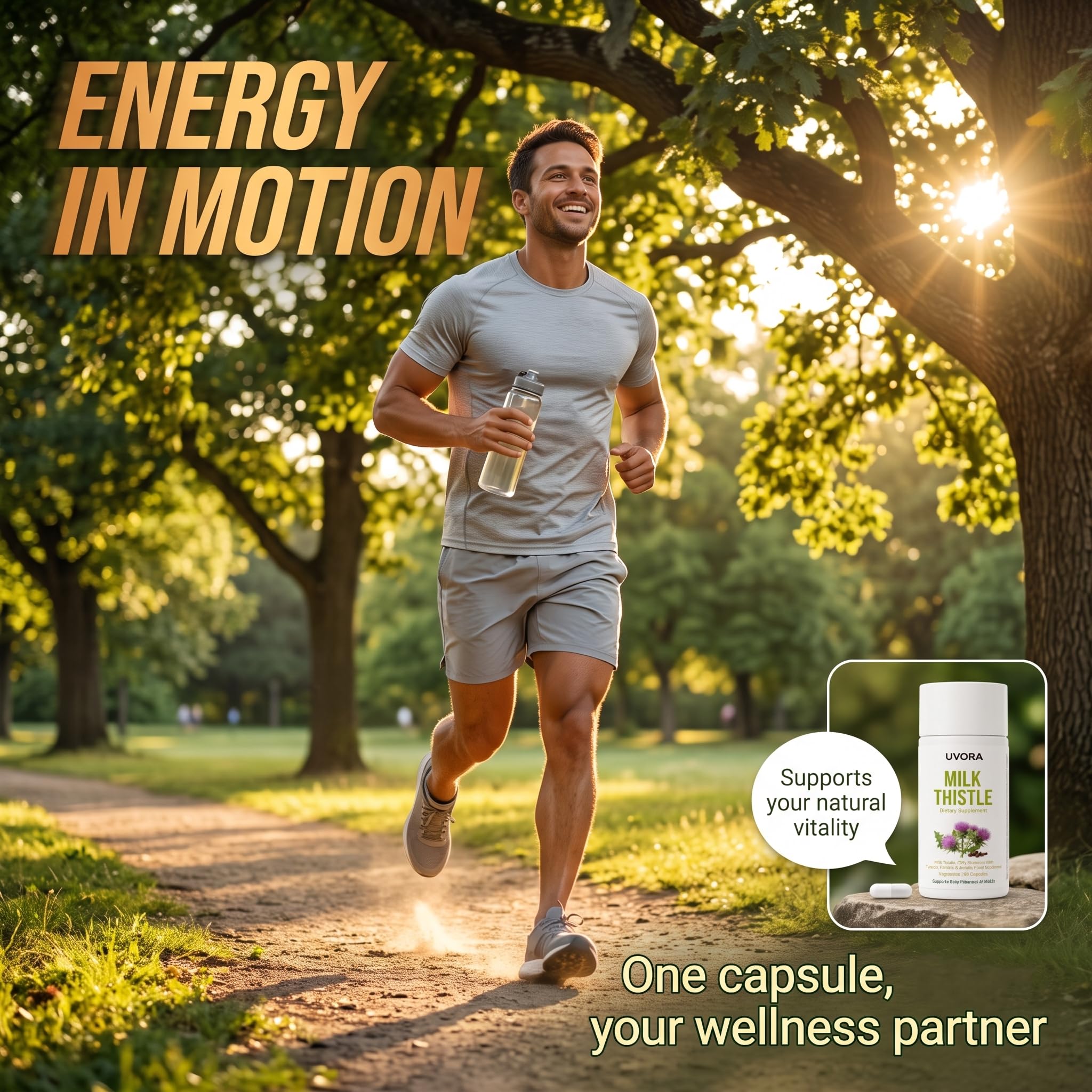 Uvora Milk Thistle Detox Liver Support

