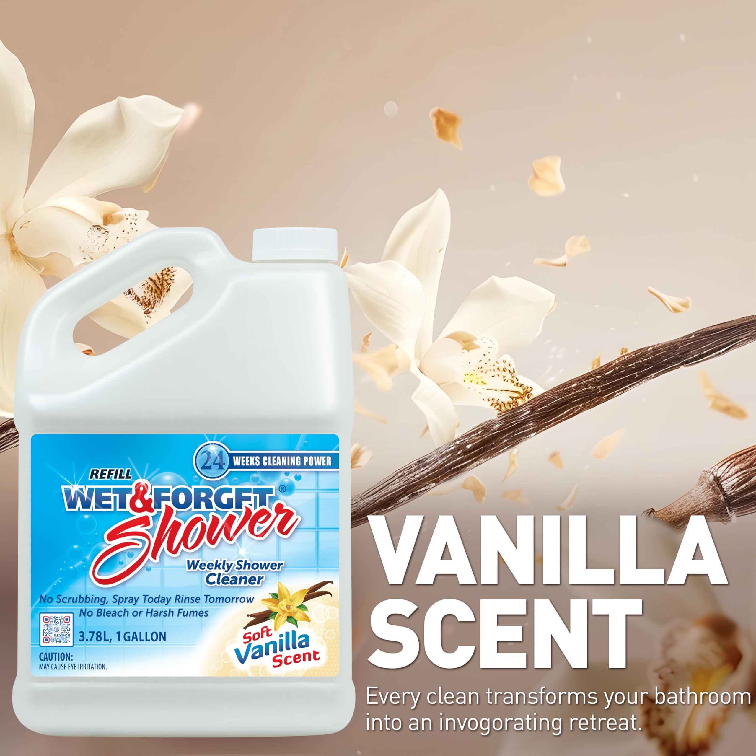 Wet & Forget Shower Cleaner Multi-Surface | Bleach-Free Formula

