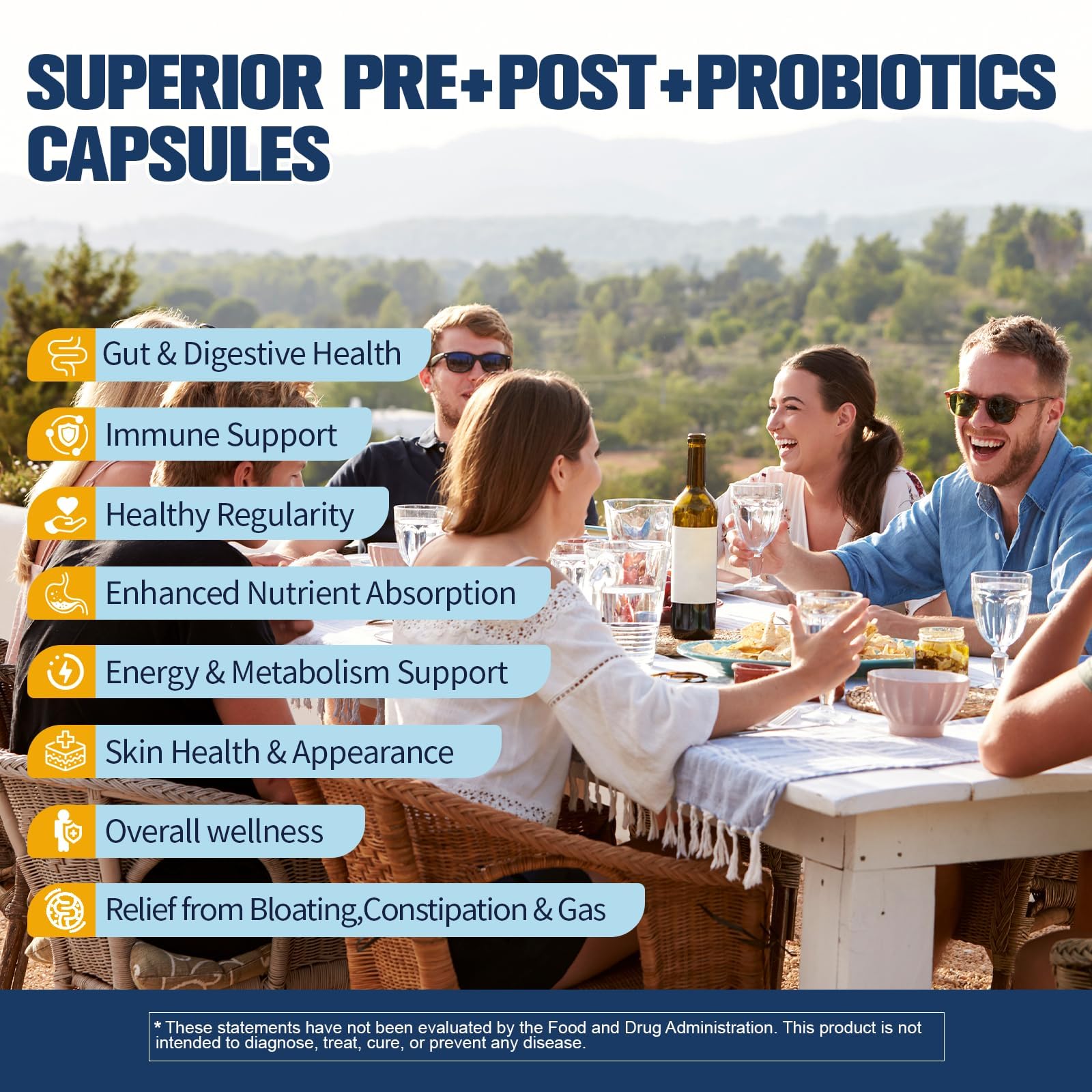 Totaria 5-in-1 Probiotic Prebiotic Postbiotic for Gut Health

