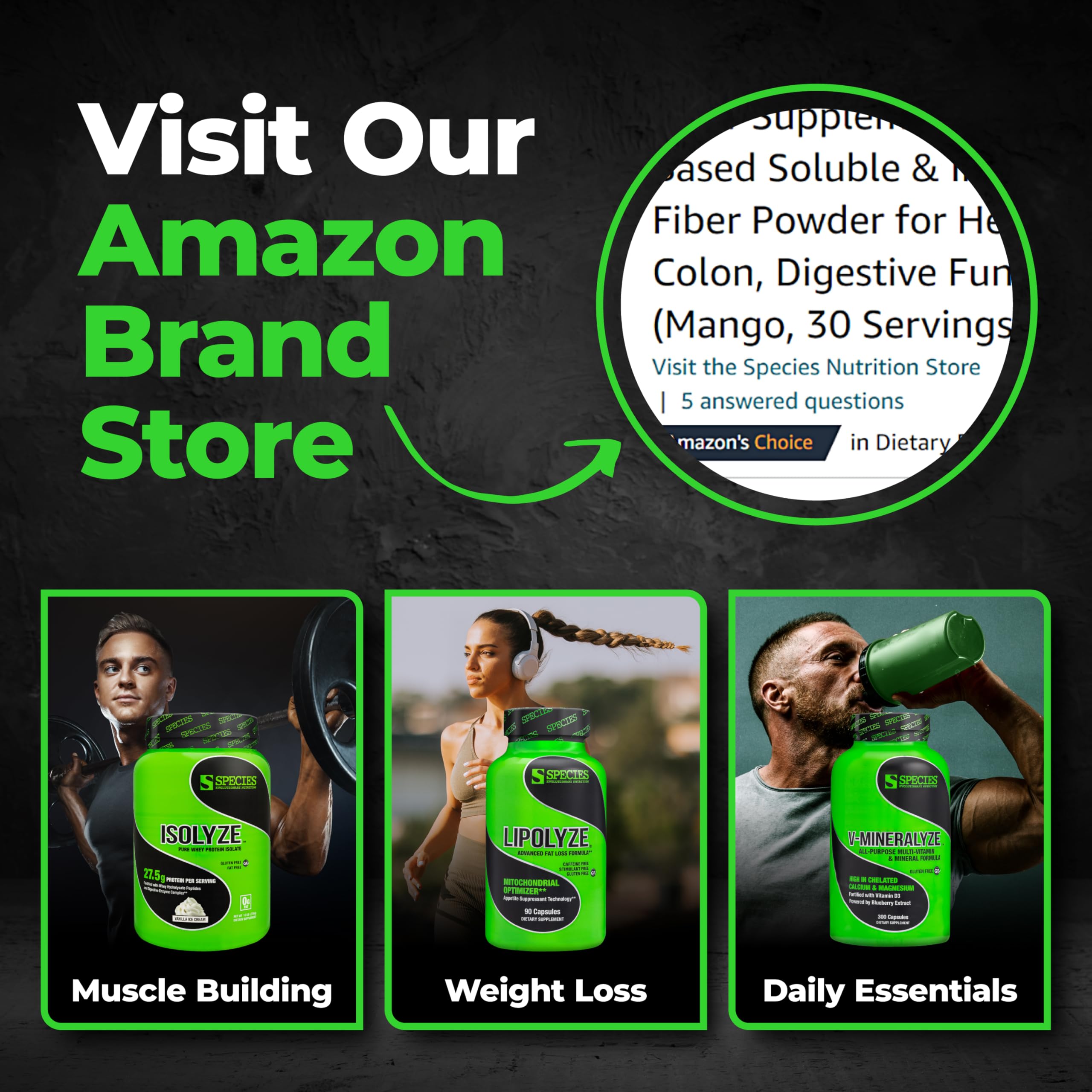 Species Nutrition Fiberlyze Psyllium Fiber Powder

