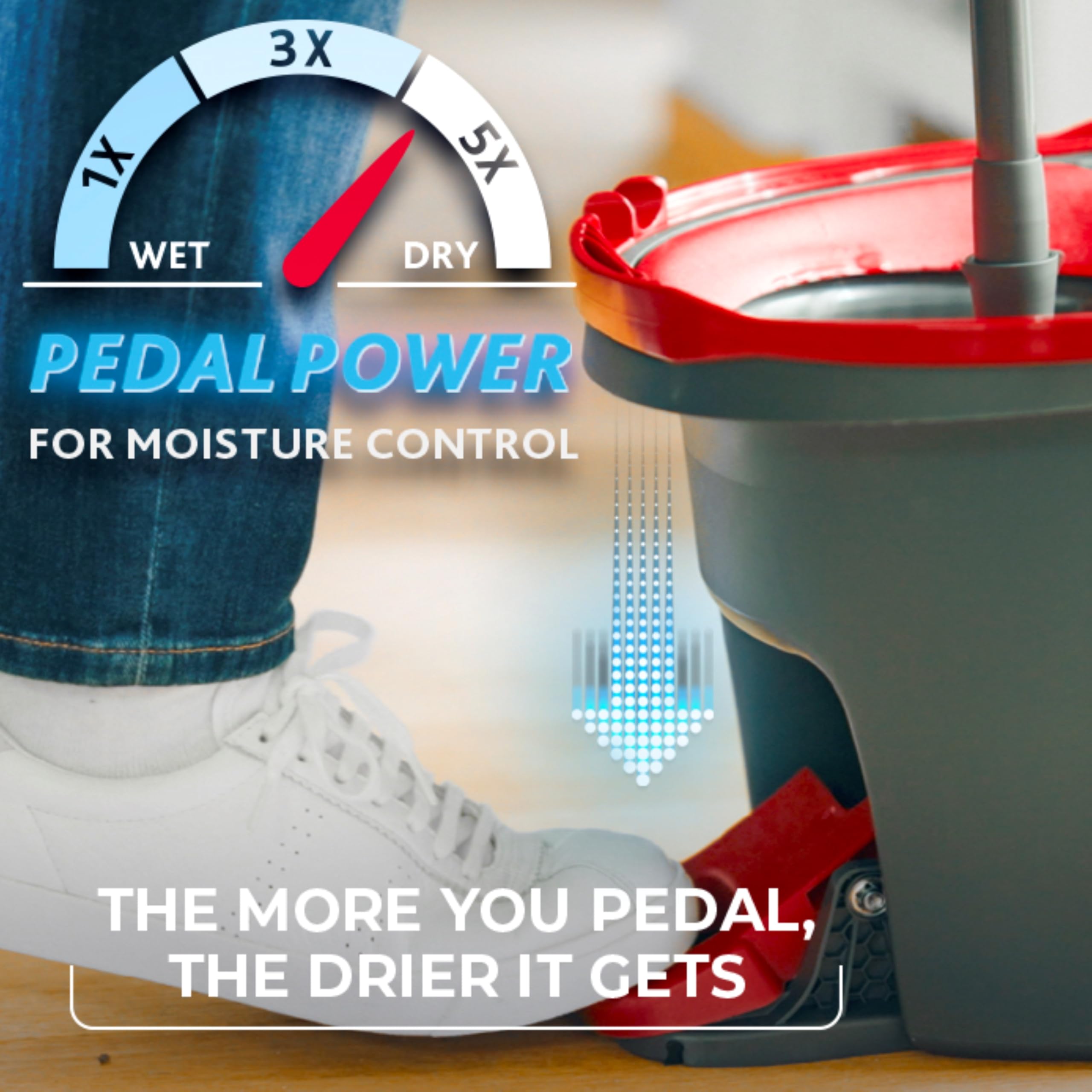 O-Cedar EasyWring Microfiber Spin Mop & Bucket System

