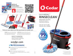 O-Cedar RinseClean Spin Mop & Bucket System | Clean Water Floors

