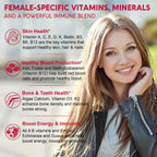 Methylated Multivitamin Gummies for Women Immune and Energy

