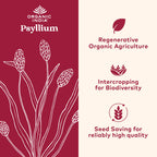 Organic India Psyllium Fiber Supplement for Digestion

