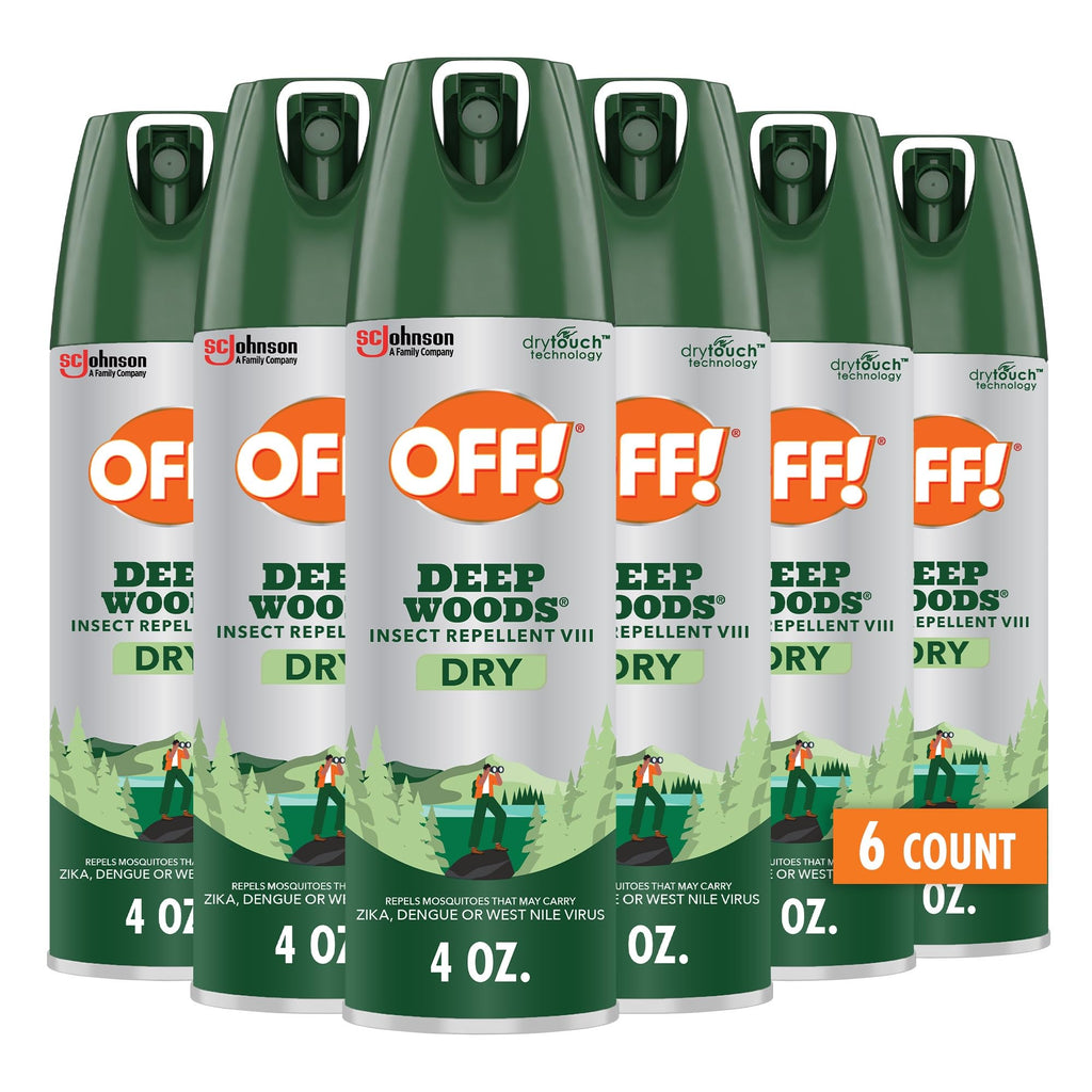 OFF! Deep Woods Insect Repellent Aerosol Dry Non-Greasy