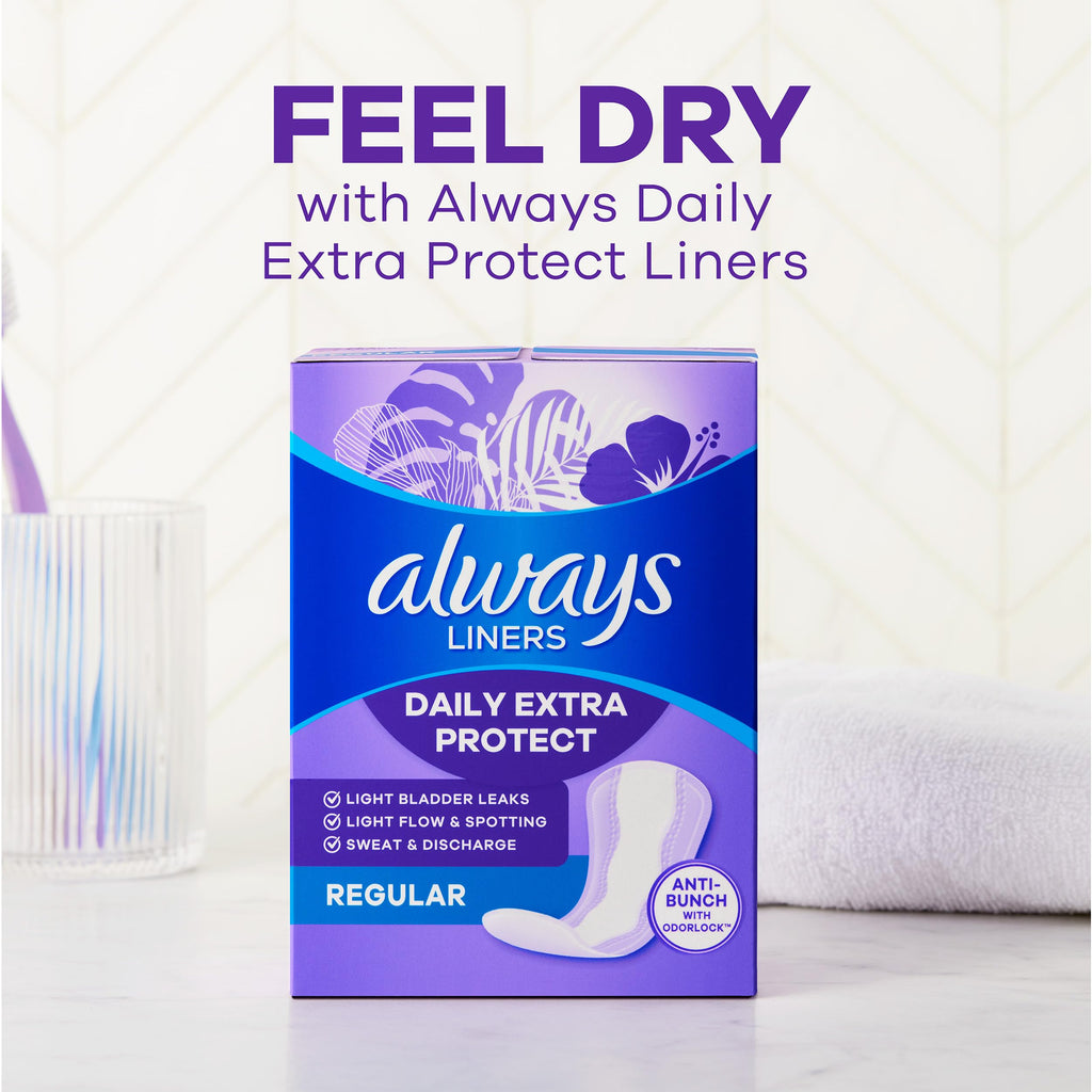 Always Pantyliners Anti-Bunch Xtra Protection Unscented

