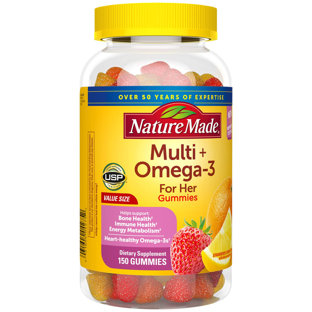Nature Made Women's Gummy Multivitamin with Omega-3

