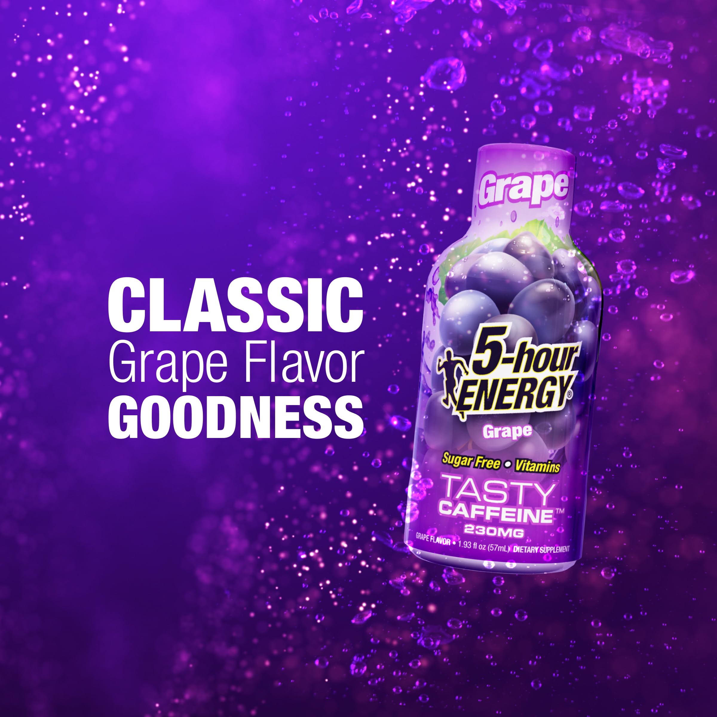 5-hour ENERGY Grape Flavor Energy Shot - Sugar Free

