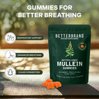 Betterbrand Mullein Gummies for Lung Health | Pear Flavor

