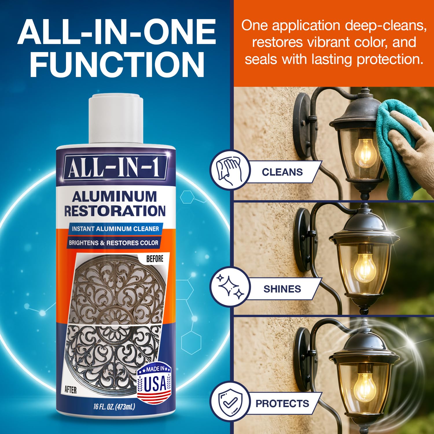 All-in-One Aluminum Cleaner & Restoration Solution

