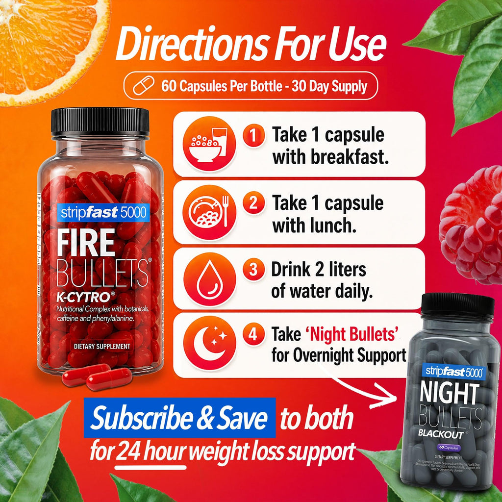 Fire Bullets Weight Loss Pills – GLP-1 Support

