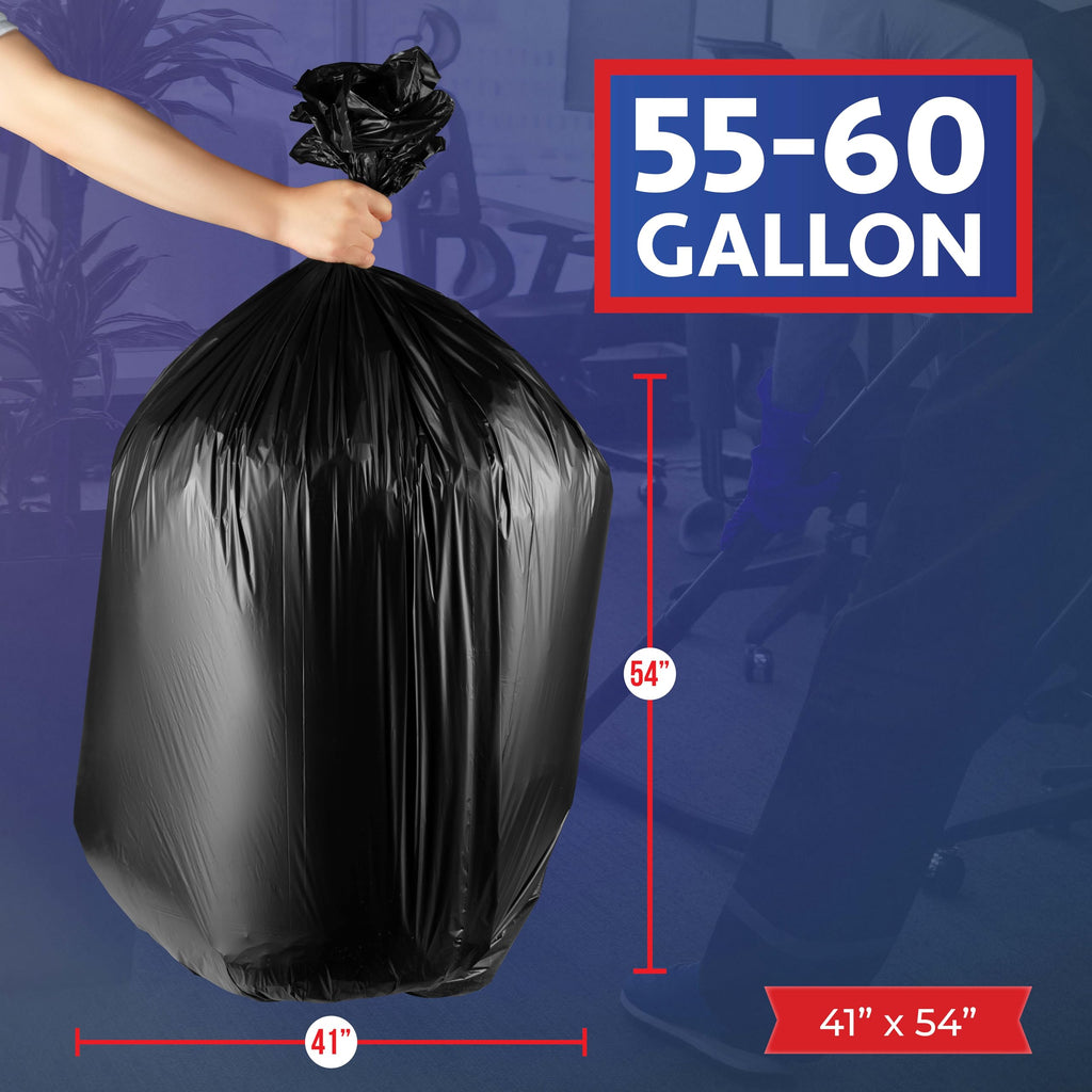 Heavy-Duty Trash Bags | Commercial Grade

