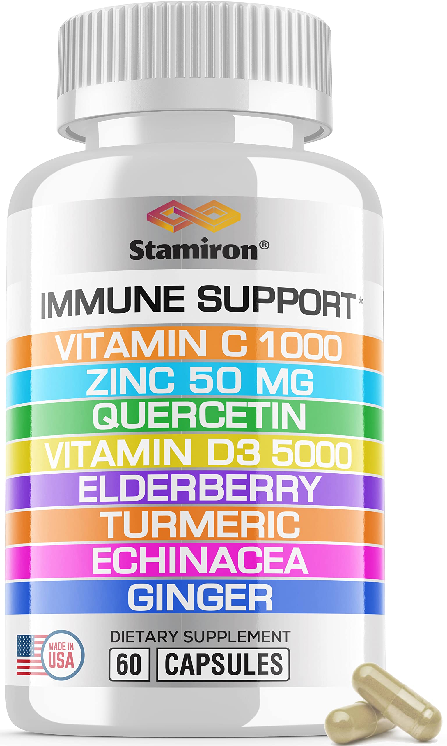Stamiron All-in-One Immune Support Capsules

