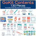 KEEP GOING Travel First Aid Kit – 130 Pc | TSA-Approved

