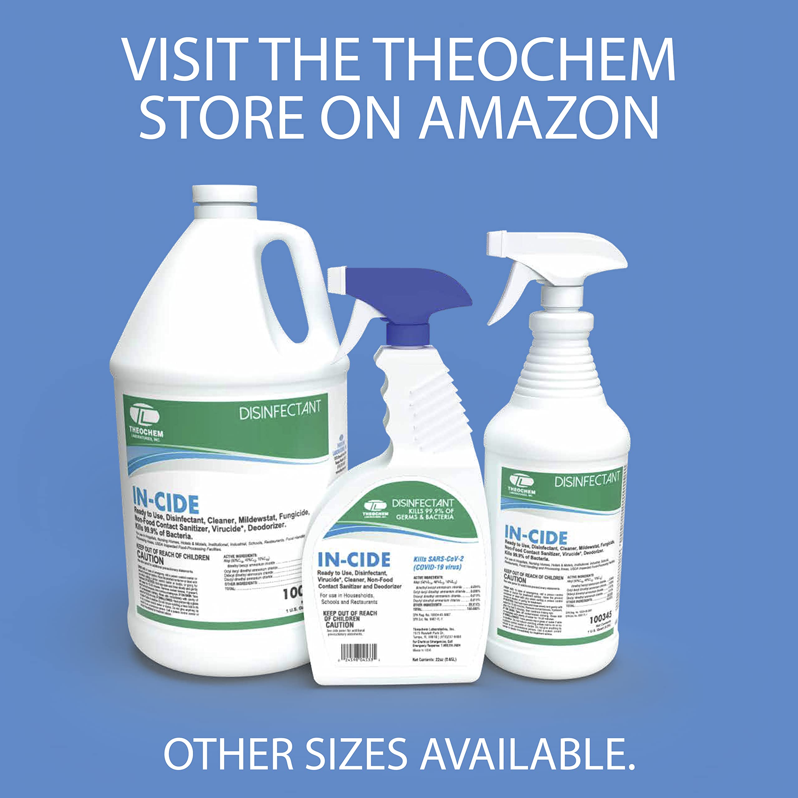 In-Cide Hospital-Grade Disinfectant Spray EPA List N

