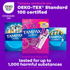 Tampax Radiant Tampons with LeakGuard Braid | Protection

