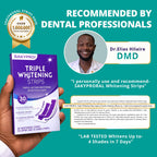 SAKYPRORAL Purple Teeth Whitening Strips - Enamel Safe

