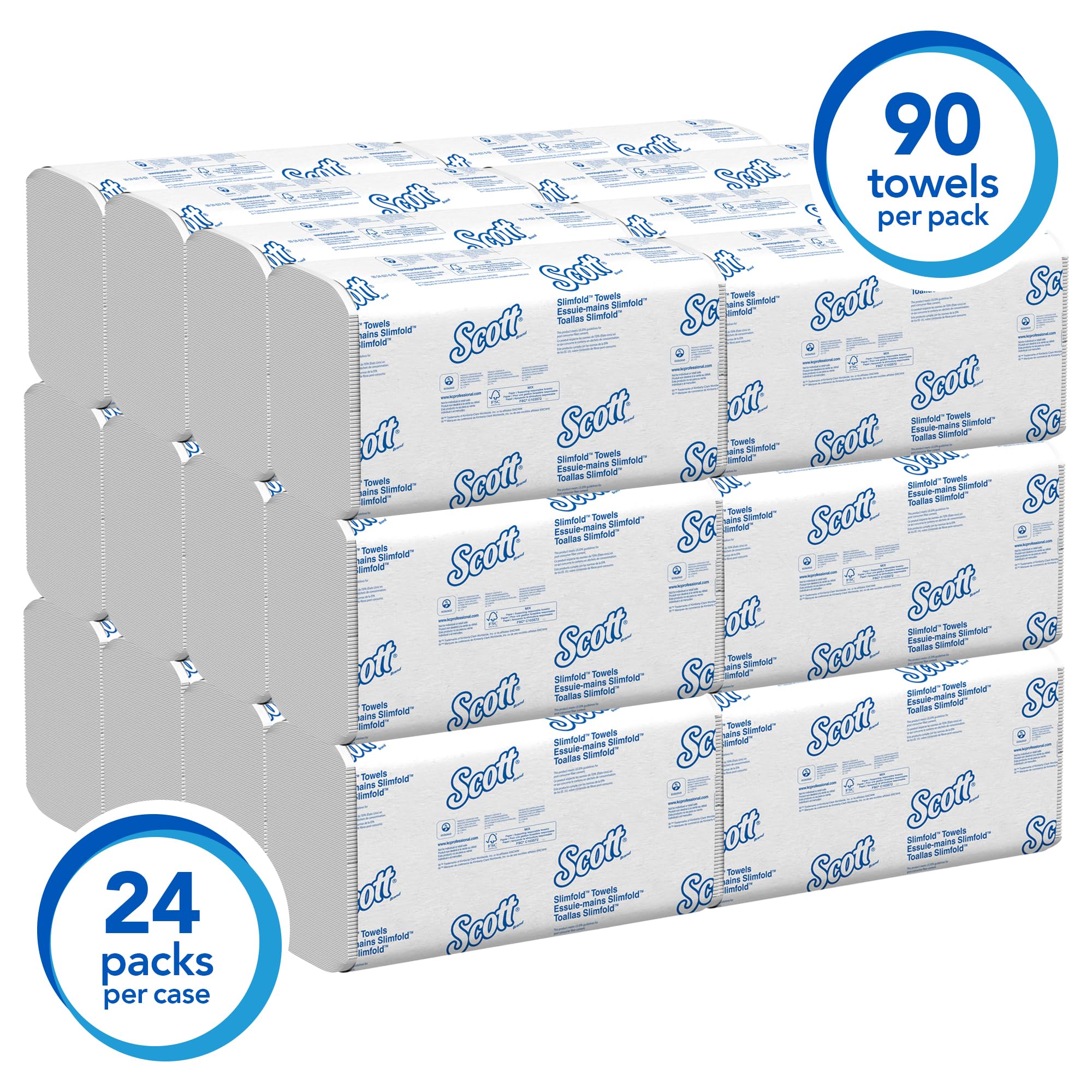 Scott Slimfold Paper Towels for Kimberly-Clark Dispensers

