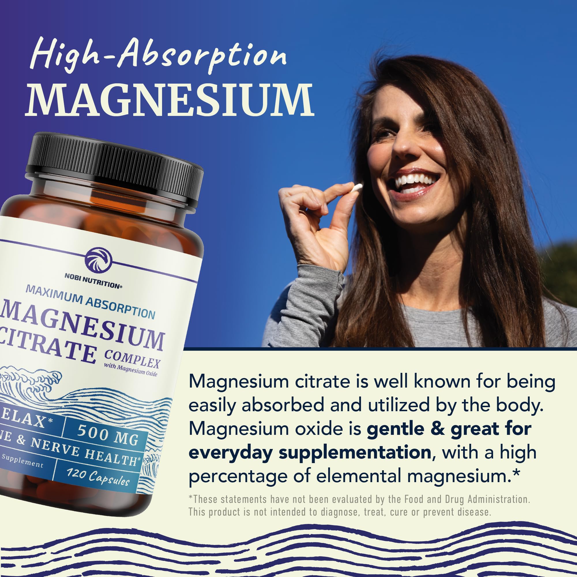 Magnesium Citrate Complex for Calm and Digestive Support


