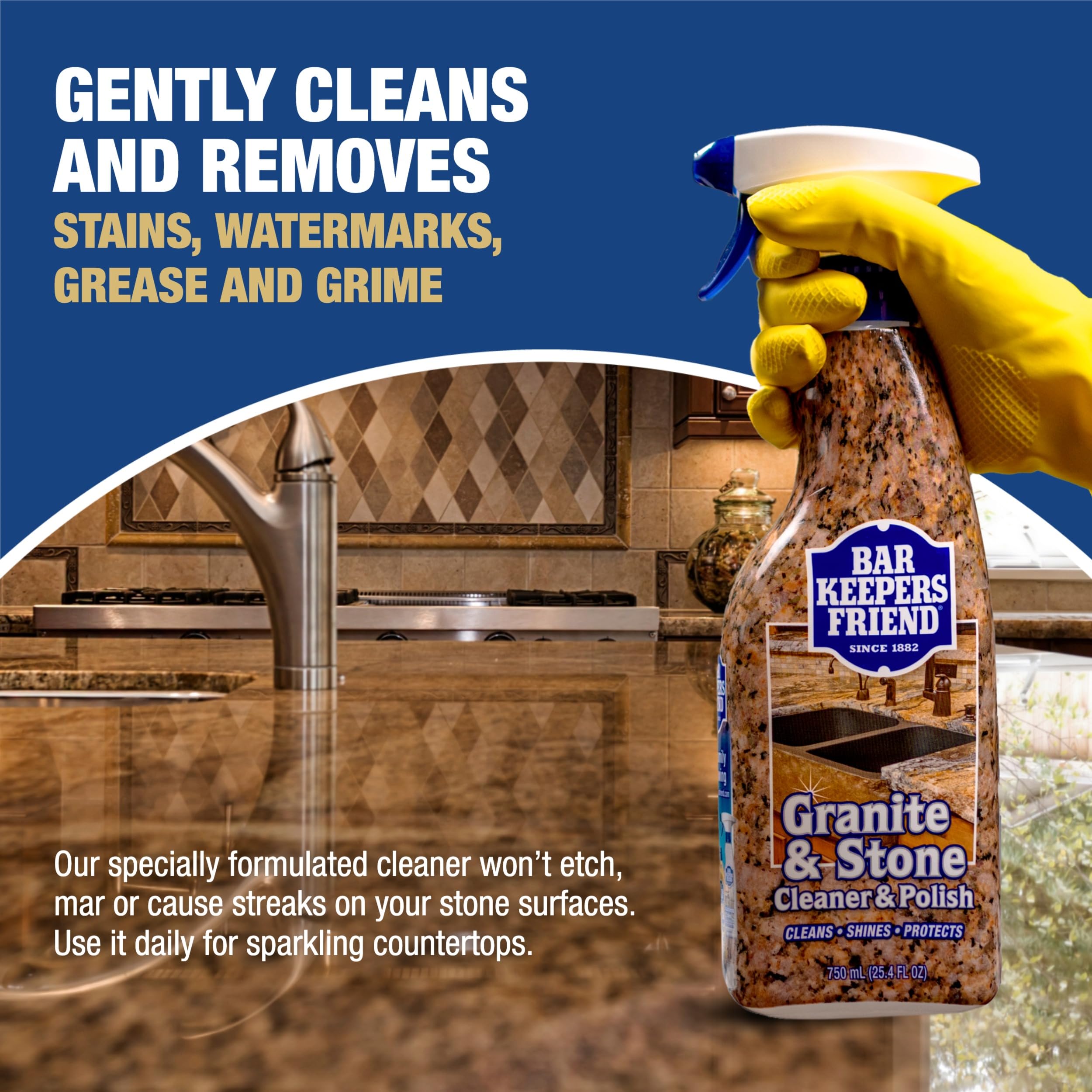 Bar Keepers Friend Granite & Stone Cleaner & Polish

