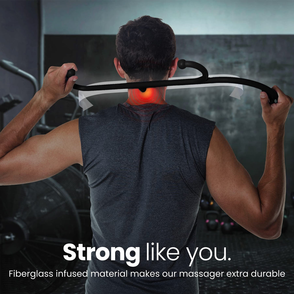 LiBa Back and Neck Massager with Trigger Point Tool | Relief

