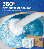 Caspeak Toilet Wand Refills - 5X Cleaning Power

