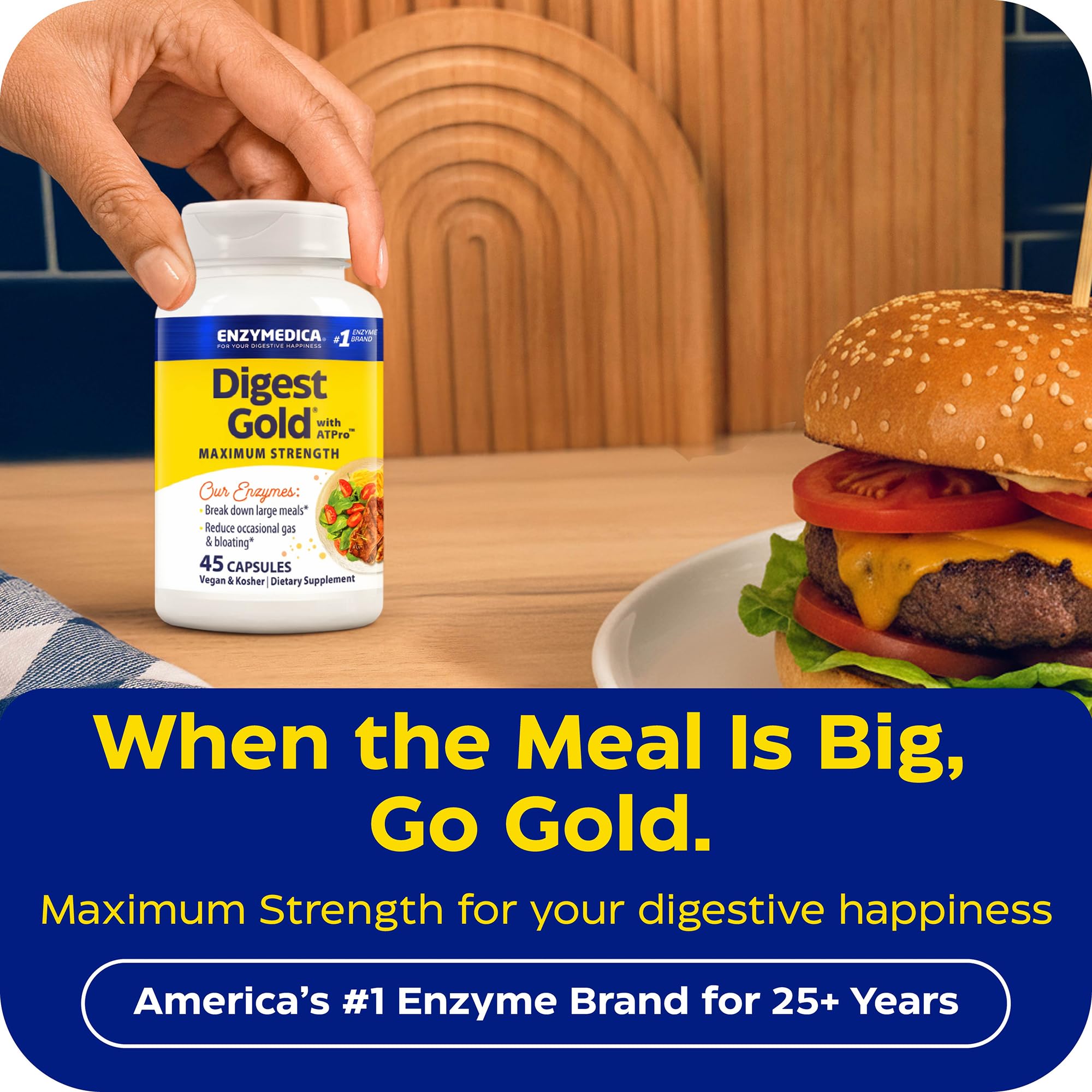 Enzymedica Digest Gold Digestive Enzyme Supplement

