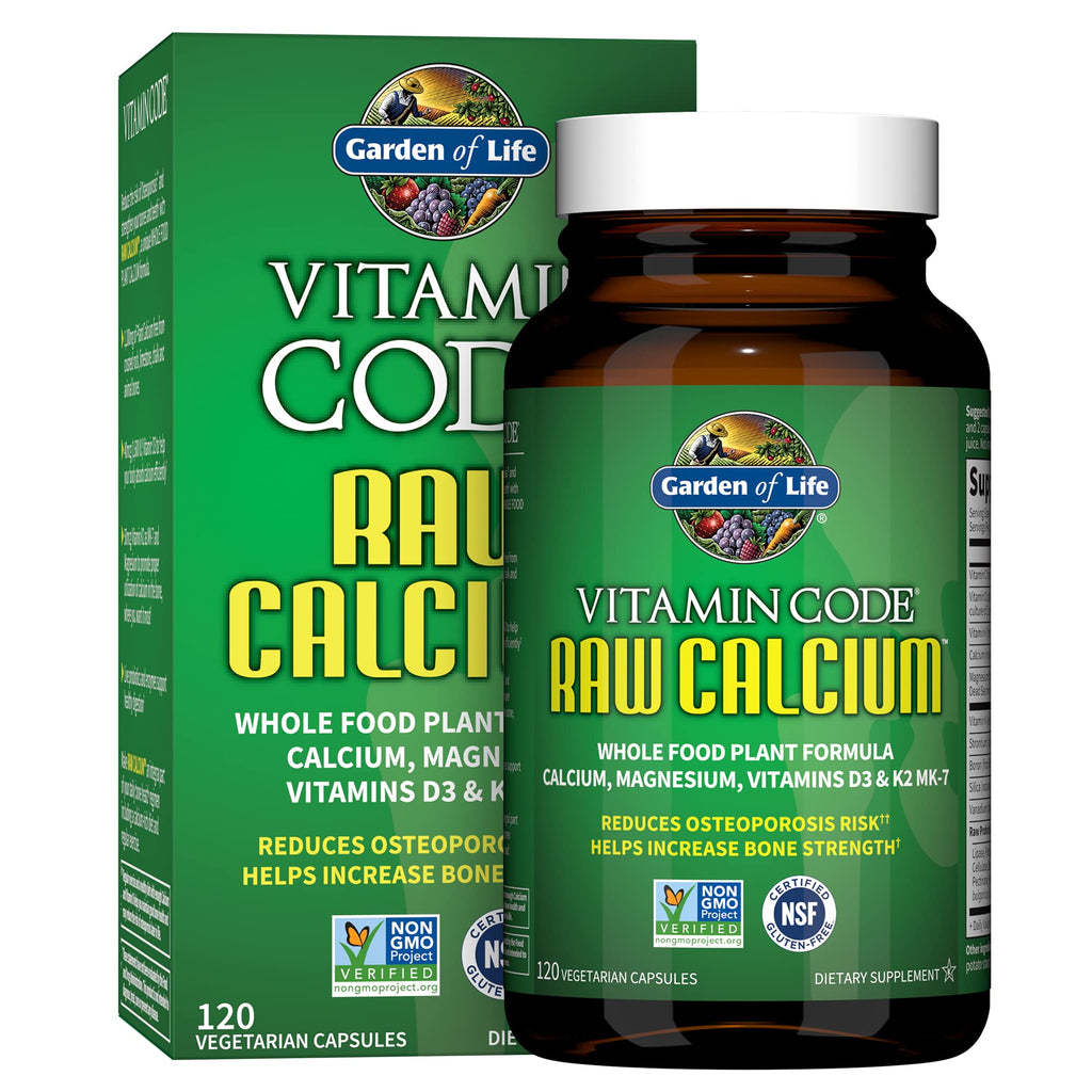 Garden of Life Raw Calcium with Magnesium D3 K2 – Bone Health

