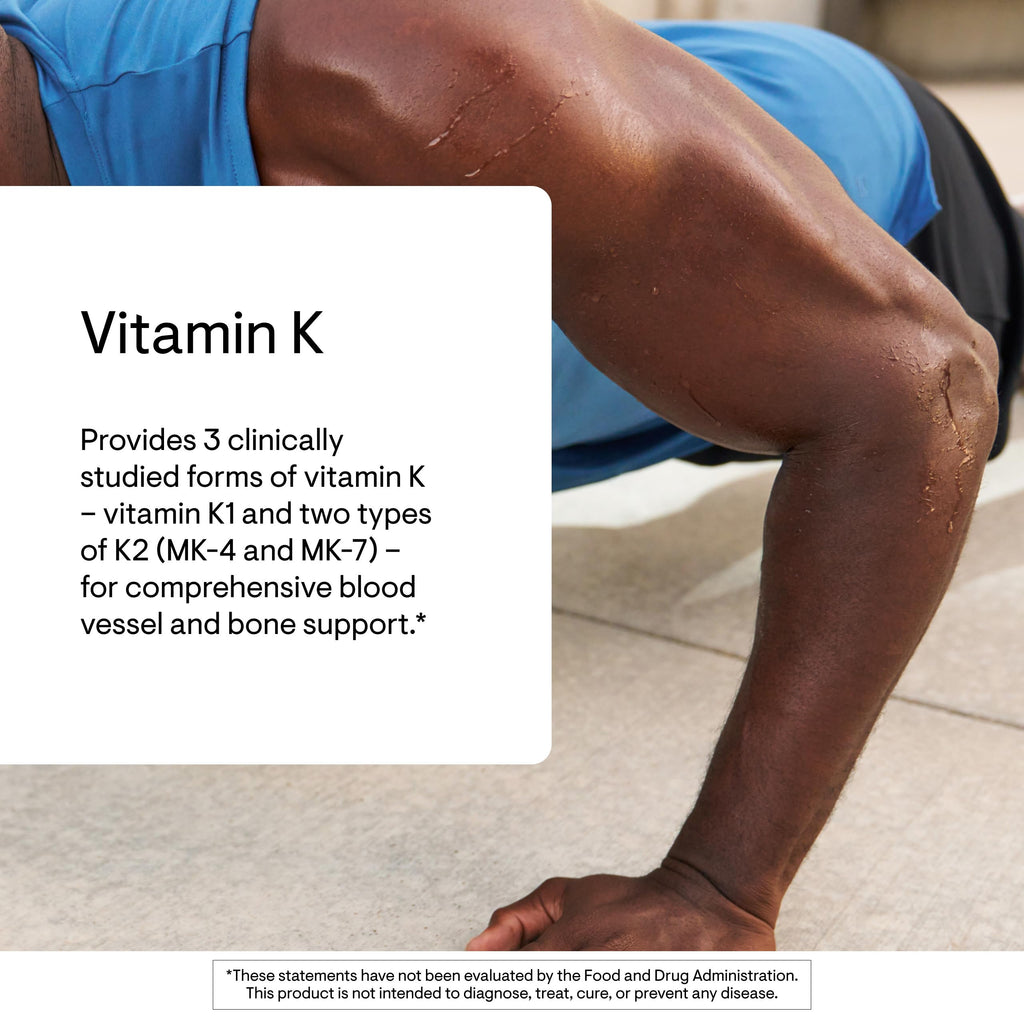 THORNE Vitamin K1 & K2 Capsule Supplement for Bone Health

