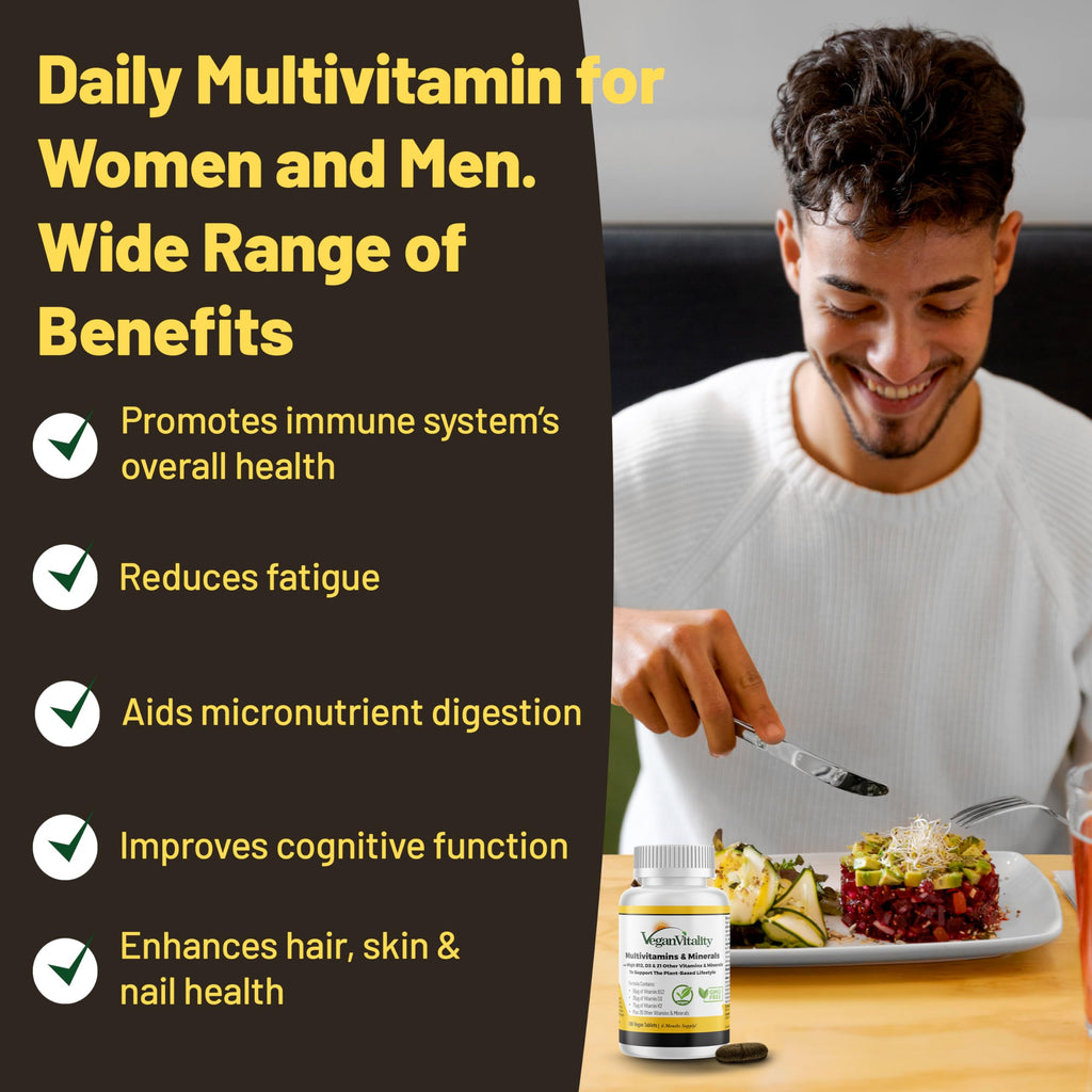 Vegan Multivitamin & Mineral Supplement | Adults

