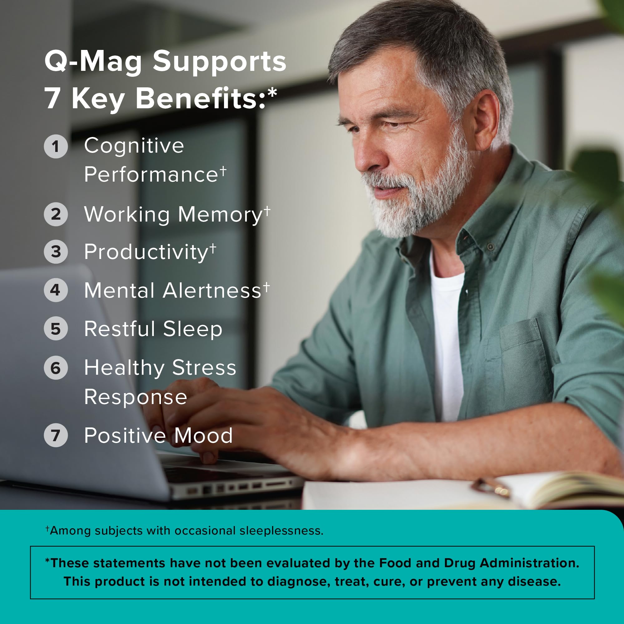 Brain Support Dietary Supplement for Daily Focus

