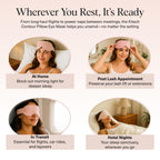 Kitsch Contour Eye Mask – Lash-Safe, Light-Blocking Sleep Aid

