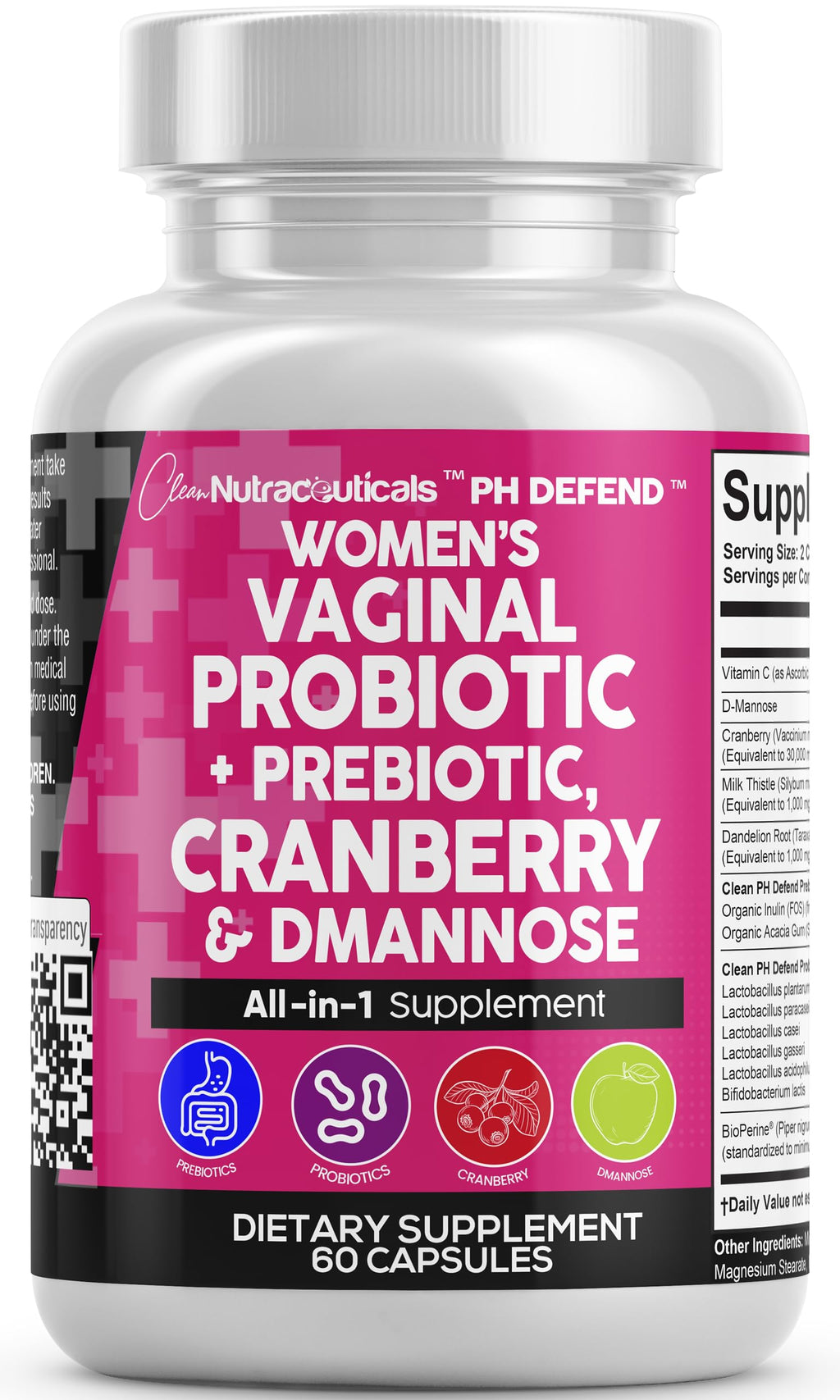 Vaginal Probiotics for Women Capsule by PH Defend pH Balance

