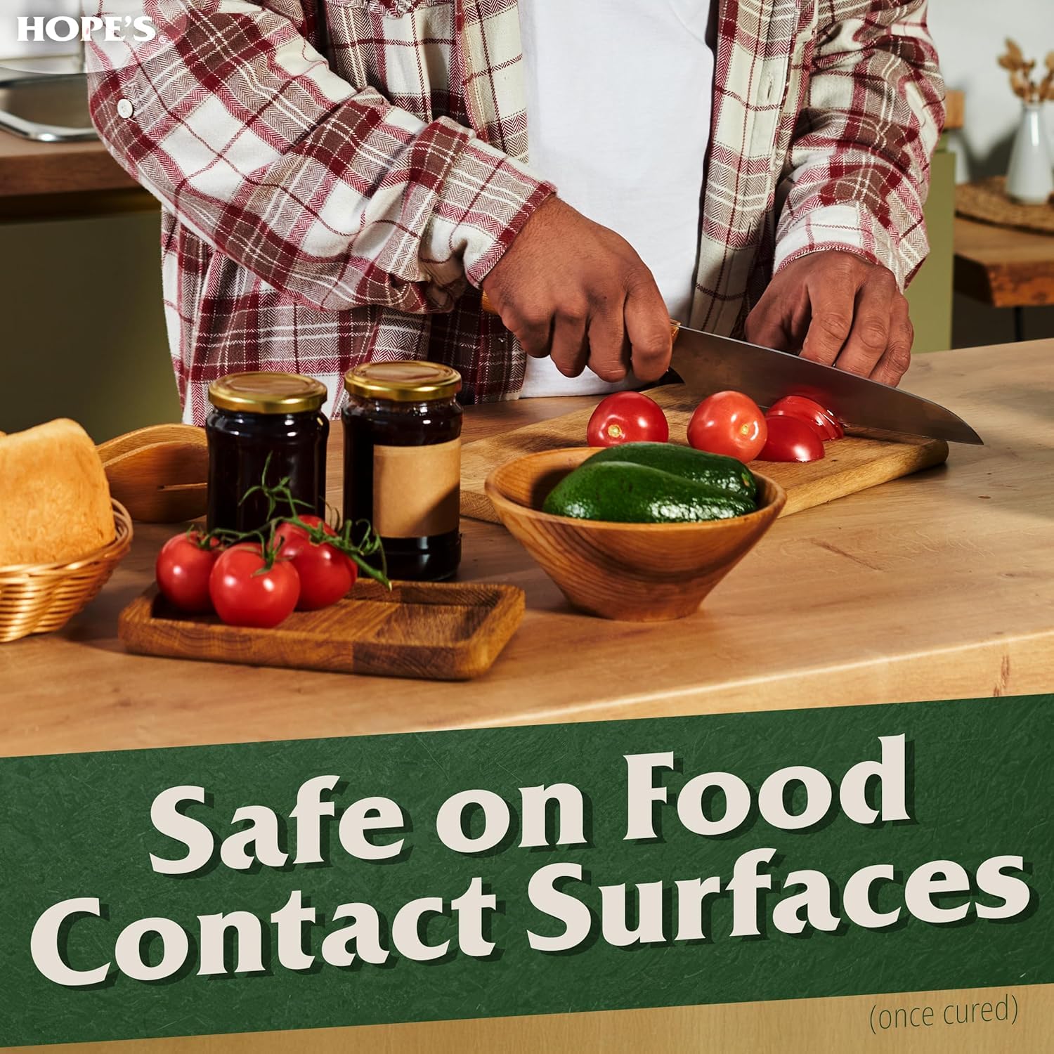 Tung Oil Wood Finish by Hope's – Food Safe & Waterproof

