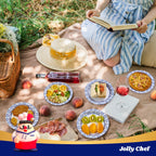 Disposable Paper Plates by JOLLY CHEF - Heavy-Duty

